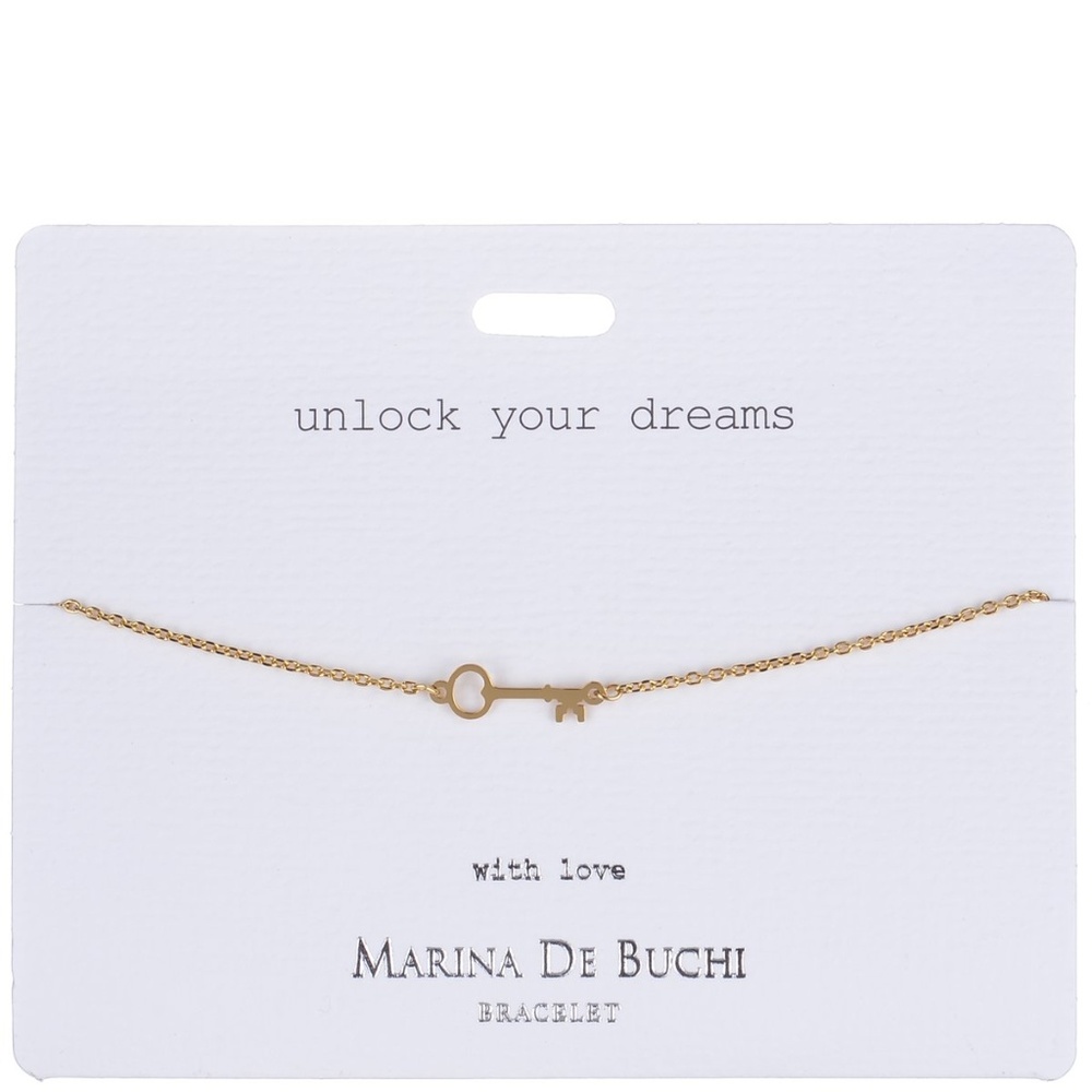 Unlock Your Dreams Luxe Gold Plated Bracelet